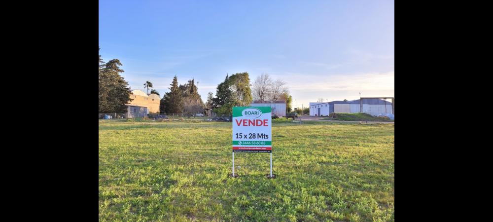 Vendo terreno 15 x 28 m.